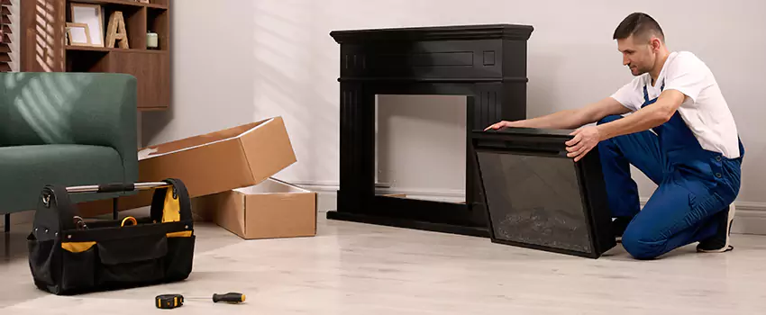 Old Rusted Metal Fireplace Repair And Replacement in Glenvar Heights, FL